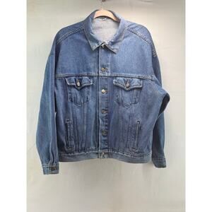 Rare 90’s/Y2K oversized UPS Jean Jacket unisex XL